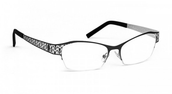 J.F. Rey JF2558 Eyeglasses, Black - White (0010)