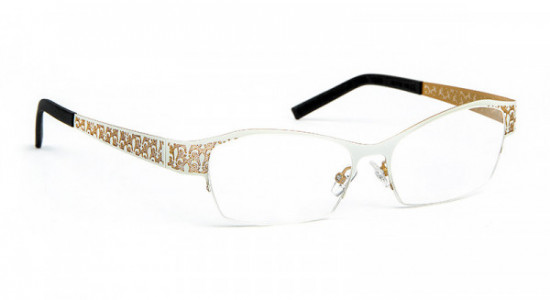 J.F. Rey JF2558 Eyeglasses, White - Gold (1050)