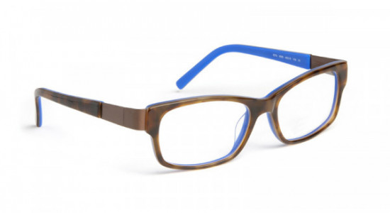 J.F. Rey KJI IOTA Eyeglasses, Panther / Blue - Cocoa Metal (9595)
