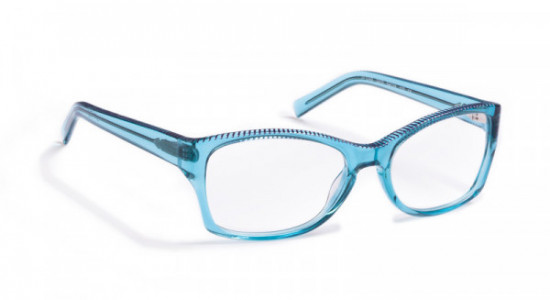 J.F. Rey JF1248  Eyeglasses, Turquoise crystal / Purple stripes (2470)