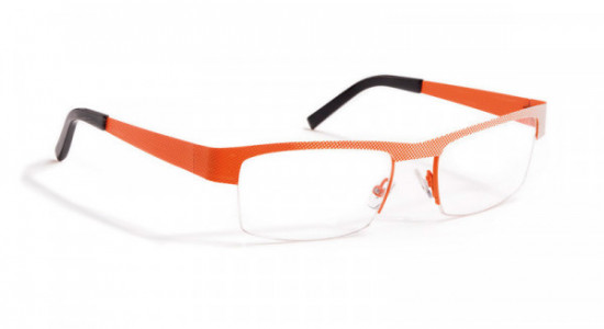 J.F. Rey JF2427 Eyeglasses, Orange - Silver / Inox - Orange - Silver (6010)