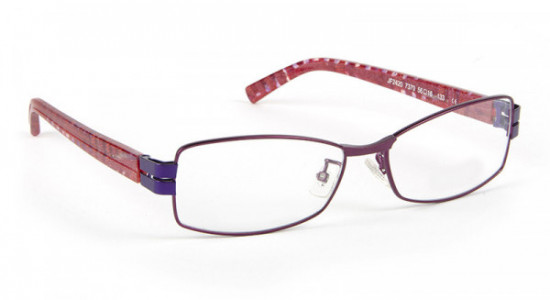 J.F. Rey JF2420 Eyeglasses, Plum - Purple / Acetate - Fishia Pink (7370)