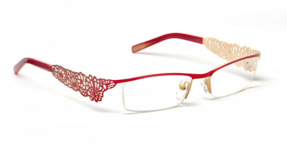 J.F. Rey JKF FELICIE Eyeglasses, Red - Ivory (3010)