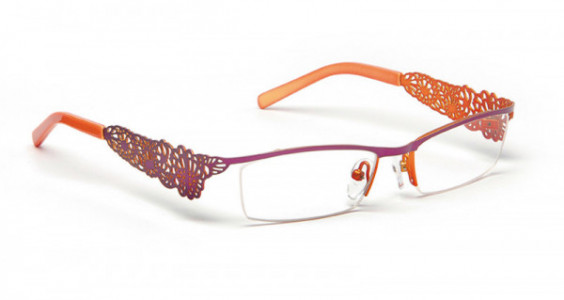 J.F. Rey JKF FELICIE Eyeglasses, Purple - Orange (7560)