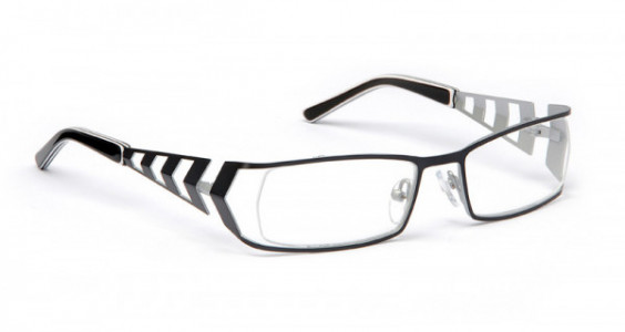 J.F. Rey JKF FURIE Eyeglasses, Black - Silver (0010)