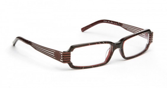 J.F. Rey JKG GROOM Eyeglasses, Brown & Silver - Chocolate (9595)
