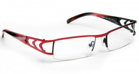 J.F. Rey JKG GRINGO Eyeglasses, Red - Black (3000)