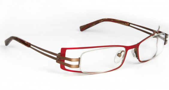 J.F. Rey JKH HOURA Eyeglasses, Red - Brown (3097)