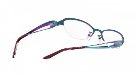 Boz by J.F. Rey PRIVATE Eyeglasses, Turquoise - Purple (2887)