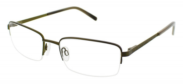 ClearVision D 17 Eyeglasses, Green Khaki