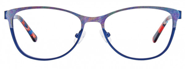 EasyClip EC414 Eyeglasses, 050 - Satin Dark Blue