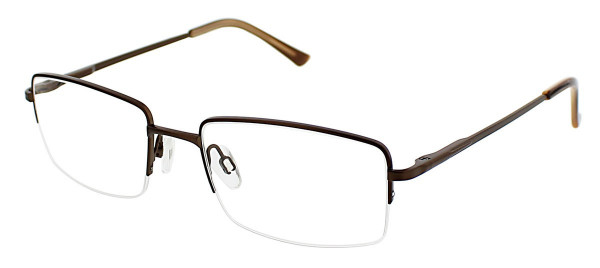 Puriti Titanium CLEARVISION T 5605 Eyeglasses, Brown Matte