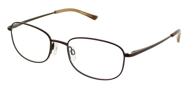 Puriti Titanium CLEARVISION T 5608 Eyeglasses, Brown Matte