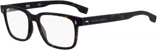 HUGO BOSS Black Boss 0957 Eyeglasses, 0086 Dark Havana