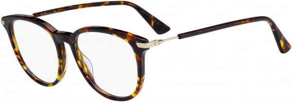 Christian Dior Dioressence 12 Eyeglasses, 0P65 Brown Yellow Havana