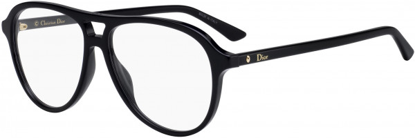 Christian Dior Montaigne 52 Eyeglasses, 0807 Black
