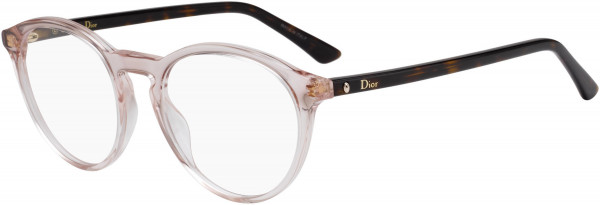 Christian Dior Montaigne 53 Eyeglasses, 0L93 Nude Havana Honey