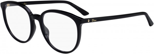 Christian Dior Montaigne 54 Eyeglasses, 0807 Black