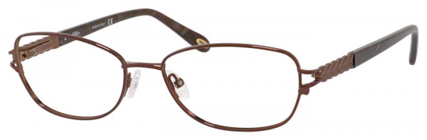 Safilo Emozioni EM 4378 Eyeglasses, 009Q BROWN