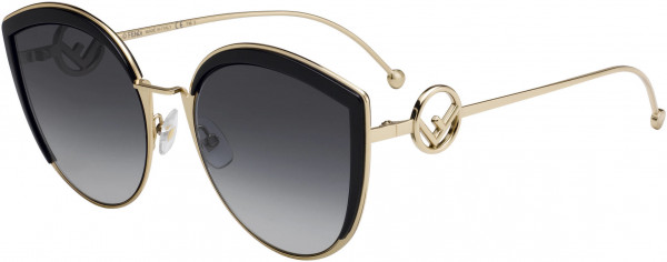 Fendi FF 0290/S Sunglasses, 0807 Black