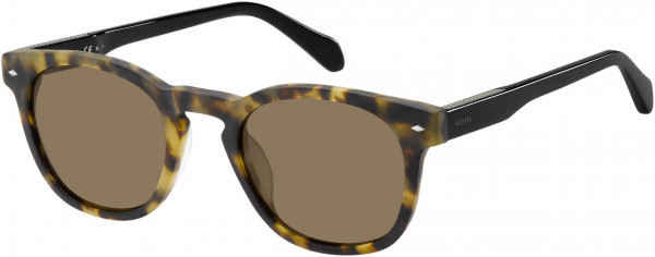 Fossil FOS 2077/S Sunglasses, 02MN Matte Havana Black