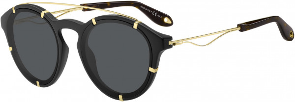 Givenchy GV 7088/S Sunglasses, 02M2 Black Gold