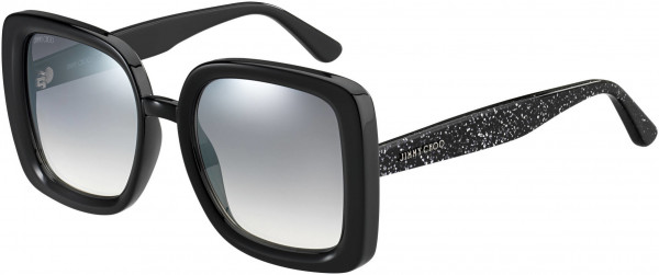 Jimmy Choo Safilo Cait/S Sunglasses, 0NS8 Black Glitter