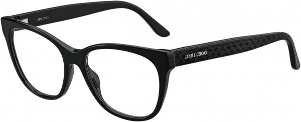 Jimmy Choo Safilo JC 201 Eyeglasses, 0807 Black
