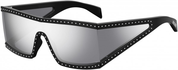 Moschino Moschino 004/S Sunglasses, 0BSC Black Silver