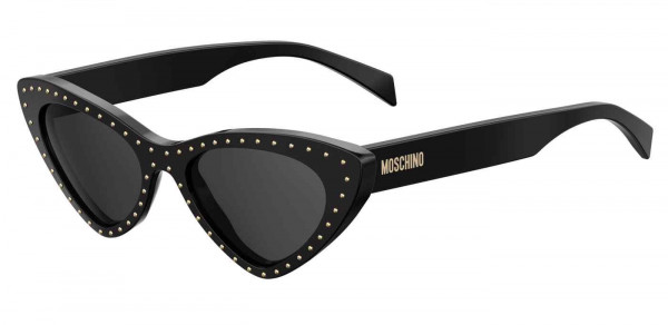 Moschino MOS006/S Sunglasses, 0807 BLACK
