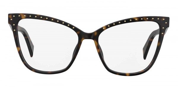 Moschino MOS505 Eyeglasses, 0086 HAVANA