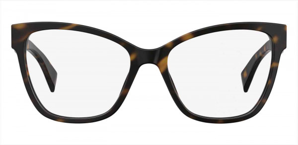 Moschino MOS510 Eyeglasses, 0086 HAVANA
