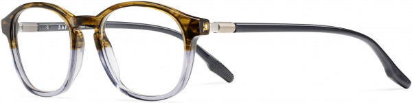 Safilo Design Lastra 04 Eyeglasses, 0NUX Brown Gray