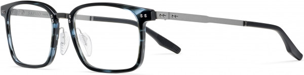Safilo Design Ranella 02 Eyeglasses, 0NLB Bl Striped Gray