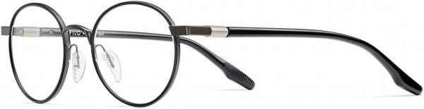 Safilo Design Sagoma 02 Eyeglasses, 0V81 Dark Ruthenium Black