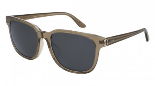 Cartier CT0002SA Sunglasses, 004 - BROWN with GREY lenses