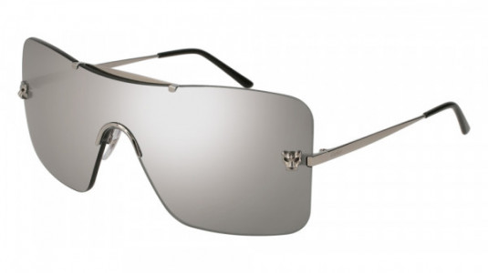 Cartier CT0023S Sunglasses, 001 - RUTHENIUM with SILVER lenses