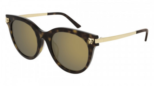 Cartier CT0024SA Sunglasses, 006 - HAVANA with BRONZE lenses
