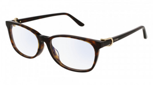 Cartier CT0008OA Eyeglasses, 002 - HAVANA