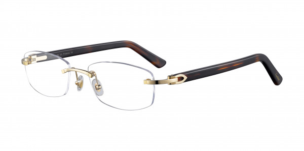 Cartier CT0048O Eyeglasses, 004 - BROWN