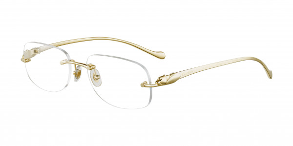 Cartier CT0058O Eyeglasses, 002 - GOLD