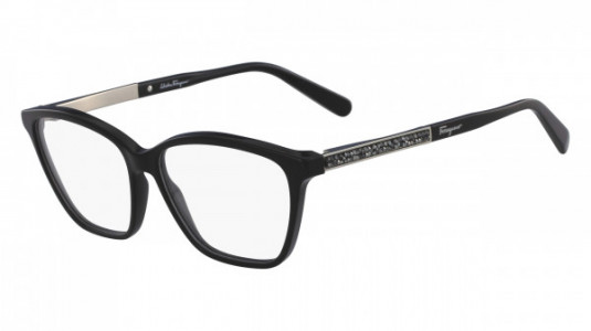 Ferragamo SF2804R Eyeglasses, (001) BLACK