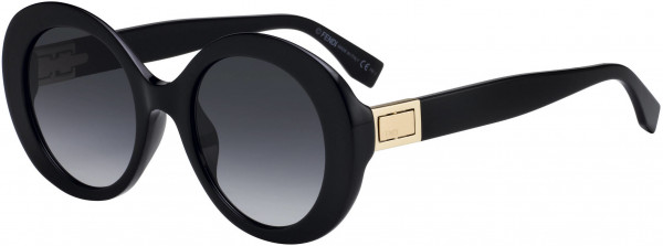 Fendi FF 0293/S Sunglasses, 0807 Black