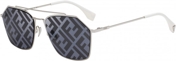 Fendi FF M 0022/S Sunglasses, 085L Palladium White