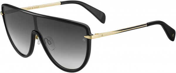 rag & bone RNB 1008/S Sunglasses, 02M2 Black Gold