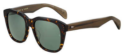 rag & bone Rnb 5001/S Sunglasses, 0N9P(QT) Matte Havana