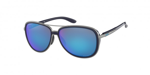 Oakley OO4129 SPLIT TIME Sunglasses, 412907 SPLIT TIME NAVY PRIZM SAPPHR I (BLUE)