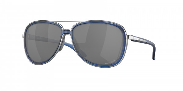 Oakley OO4129 SPLIT TIME Sunglasses, 412924 SPLIT TIME MATTE TRANS BLUE PR (BLUE)