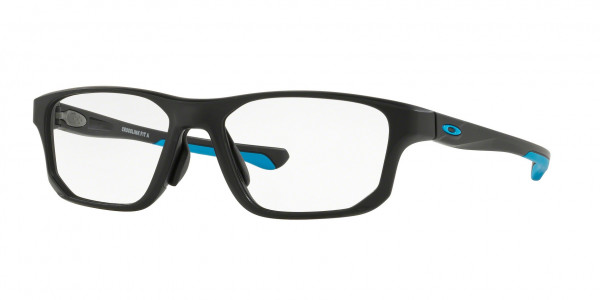 Oakley OX8142M CROSSLINK FIT (A) Eyeglasses, 814201 SATIN BLACK (BLACK)