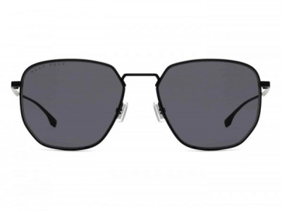 HUGO BOSS Black BOSS 0992/F/S Sunglasses, 0003 MATTE BLACK